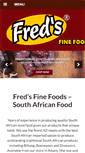 Mobile Screenshot of fredsfinefoods.co.nz